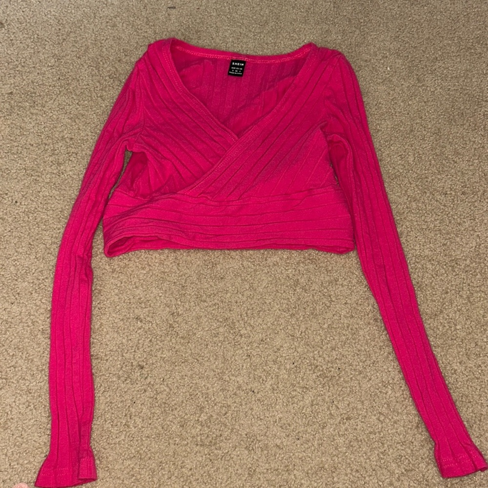 Pink Crop Top